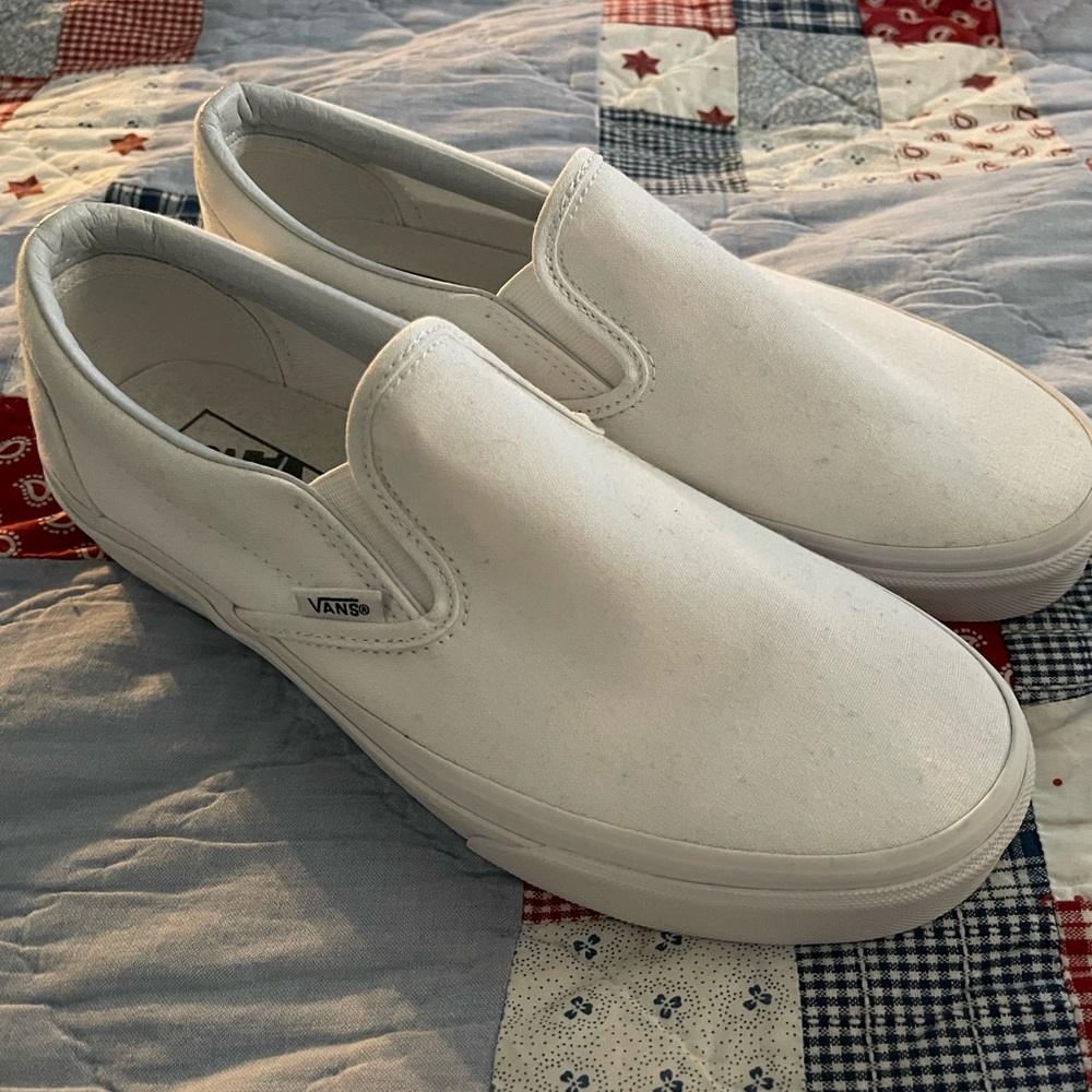 Vans Slip On Skate Shoe - White